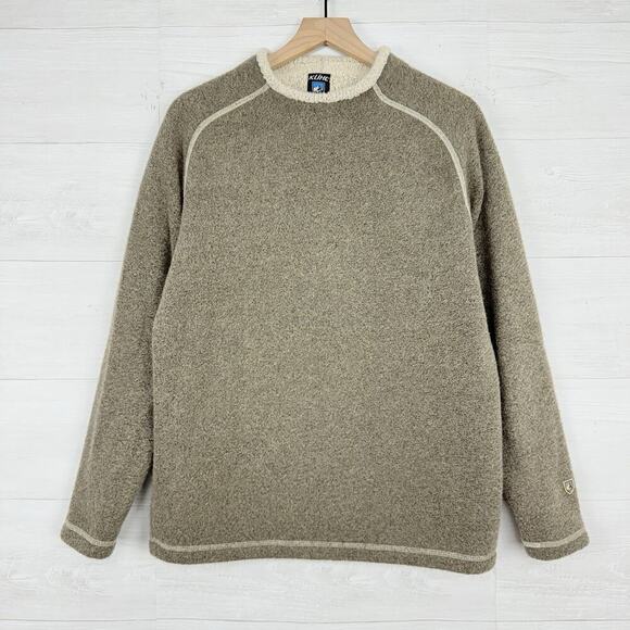 KUHL Alfpaca Fleece Pullover Sweater Mens S Outdoor Hiking Gorpcore Camping - Picture 1 of 15